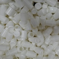Pilulier plastique blanc 10ml, 50 pièces, bouteille pour pilules