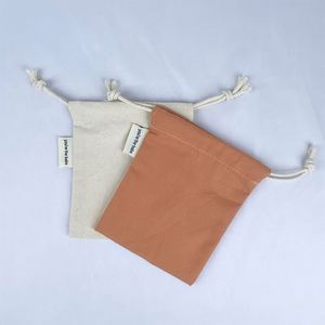 Customizable Organic Cotton Drawstring Bags for Crafts & Stickers Recyclable Features Bag Wholesale Promotion Accepted - Product Image 5