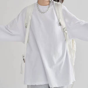 Custom <b>Women's</b> Loose Fit Long Sleeve <b>Neon</b> Distressed Oversized <b>T</b>-<b>Shirt</b> With Raw Hem and Ripped Details for <b>Women</b> - Product Image 5