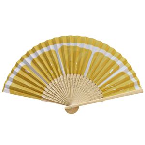 Abanicos de Mano Plegables de Bambú Personalizados de Alta Calidad con Impresión de Tela Personalizada QM - Product Image 2