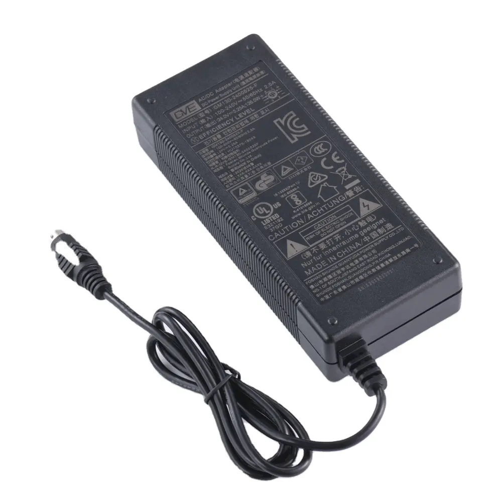 GVE 54.6V 2A 13S Laptop Charger Adapter Desktop Power Supply Adapter For 48V2a Lithium Ion Battery Charger