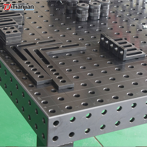 Tavolo da Saldatura Economico 1500x1000mm con Costruzione in Acciaio e Fori a Griglia da 16mm per Uso Fai-da-Te e Formazione, Nuova Condizione - Product Image 2