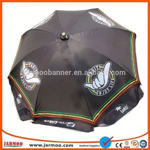 Sombrilla de playa barata con impresión de logotipo sombrilla de playa deportiva con borla - Product Image 5