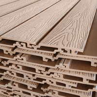 Revêtement mural extérieur en WPC imperméable en gros, bardage composite bois-plastique pour les distributeurs mondiaux