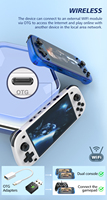 Nouvelle console de jeux rétro R50S 64 Go/128 Go Écran IPS 5,1 pouces Batterie longue durée 4200 mAh Console de jeux portable
