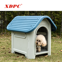 Commercial chenil fournitures en plastique en plein air chien cage maison à vendre