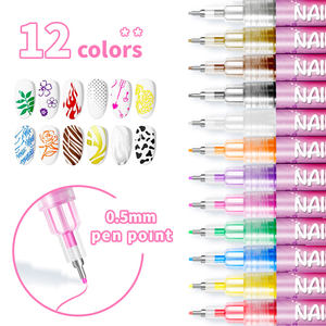 Ручка-маркер для ногтей, 12 цветов - Product Image 2