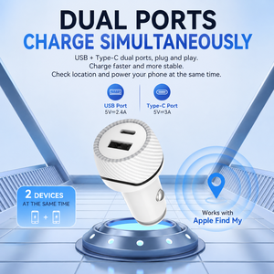 Localizzatore <span class=keywords><strong>GPS</strong></span> per Auto <span class=keywords><strong>Apple</strong></span> Find My Senza Canone Mensile, Caricatore USB e USB-C Nascosto per Veicoli, Compatibile con iOS - Product Image 6
