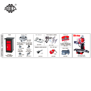 SX4-Pro Hobi Masaüstü Freze Delme Makinesi 1500W Fırçasız DC Motor, Standlı Güç Besleyici ve 3 Eksenli Dijital Okuma Cihazı SIEG - Product Image 5