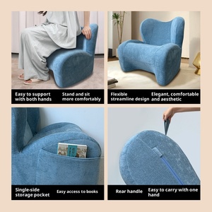 Support <span class=keywords><strong>lombaire</strong></span> léger petit <span class=keywords><strong>coussin</strong></span> de siège ergonomique pour enfants antistatique en forme de L <span class=keywords><strong>canapé</strong></span> de Protection de la colonne vertébrale de Style japonais - Product Image 3