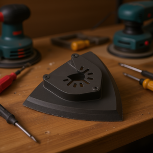 Cuchilla de lijado para herramientas eléctricas, forma triangular con respaldo adhesivo para un acabado suave - Product Image 3