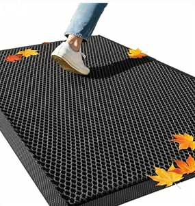 Alfombra de Entrada para Exteriores de Perfil Bajo, Antideslizante y Resistente a la Suciedad, de Jacquard de Nylon con Pelo Cortado, Tejida a Máquina, con Diseño de Color y Geometría - Product Image 1