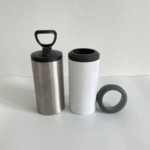 Logotipo Personalizado, Envío Gratuito, Botella de Cerveza de 12 Oz, Enfriador Aislado 4 en 1 con Tapa Abatible para Sublimación por Transferencia de Calor - Product Image 2