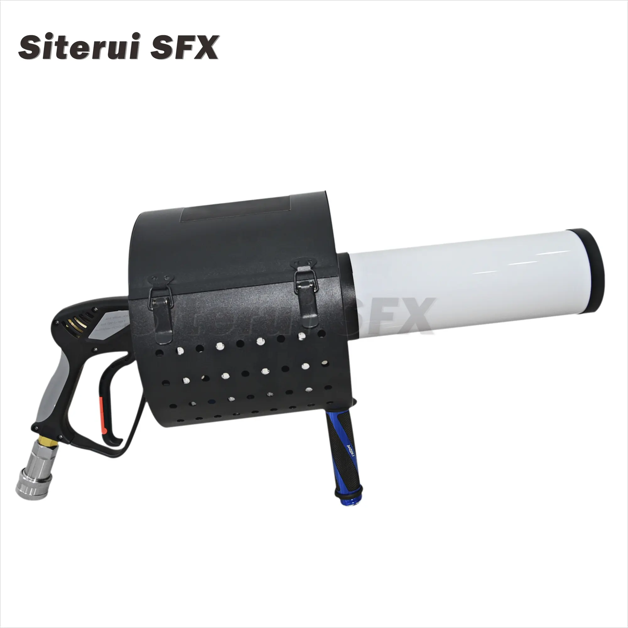 SITERUI SFX Stage DJ disco equipo confeti Shooter LED mano Jet CO2 humo color máquina de papel para boda y bar