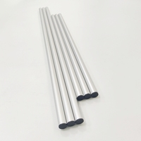 Tubes en aluminium argentés anodisés par OD 19mm avec l'embout en plastique