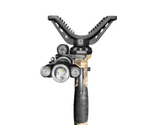 Nuovo Treppiede da Caccia Telescopico Fiery Deer a Due Sezioni/Supporto da Tiro con Nuovo Sistema a Forcella a Sgancio Rapido con Blocco Integrato. - Product Image 5