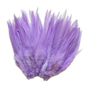 DIY Teint Noir Blanc Vente en Gros Personnalisé Naturel Longue Queue de Bite Poulet Plume Coq Selle Hackle Plumes Pour Artisanat Chapeaux - Product Image 4