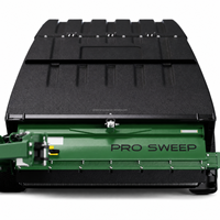 Balayeuse de gazon Pro Sweep 52 pouces avec commande hydraulique sans fil et grande cuve pour l'entretien des pelouses - Prix de dépôt