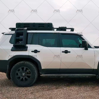 Échelle latérale pliable en aluminium de haute qualité avec système de verrouillage pour Land Cruiser Prado 250 - Accessoires