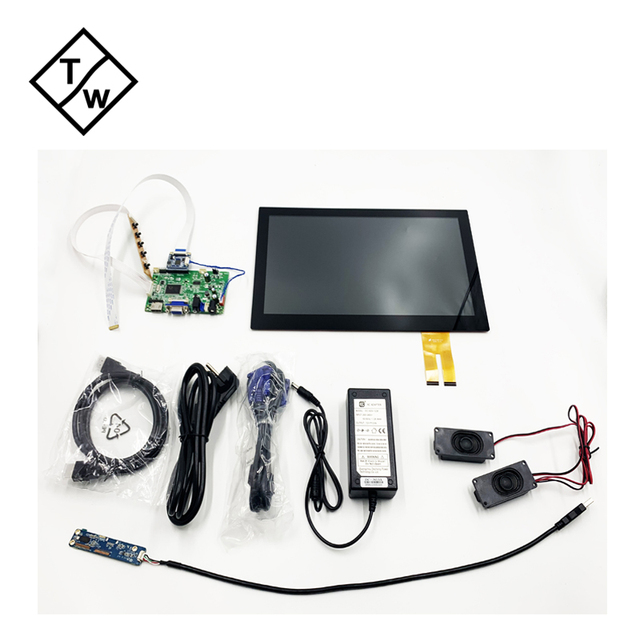 13.3 Inch Full HD Naked Capacitive Touch Screen Monitor with VGA Input USB Interface New Product