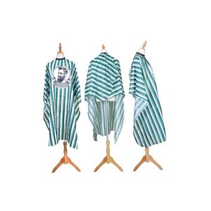 Cape de coupe de cheveux professionnelle robe de coupe de cheveux rayures Cape de barbier tablier antistatique Cape de coiffure pour les salons et la maison - Product Image 6