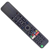 Télécommande TV RMF-TX500U avec commande vocale intelligente, portée de 10 m, 42 boutons, connexion en un clic à Google Play et Netflix