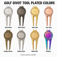 Kit de nettoyage magnétique personnalisé avec logo, brosse, outil de réparation de divots, marqueur de balle de golf et outil de réparation de divots – Fabricant OEM