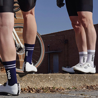 Chaussettes de cyclisme personnalisées avec logo OEM, chaussettes de sport pour hommes, chaussettes de course unisexes, chaussettes de basket-ball athlétiques personnalisées