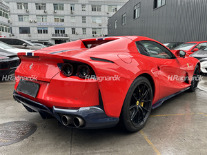 Garniture d'accessoires <span class=keywords><strong>de</strong></span> voiture pour Ferrari 812 <span class=keywords><strong>en</strong></span> <span class=keywords><strong>tissu</strong></span> <span class=keywords><strong>de</strong></span> fibre <span class=keywords><strong>de</strong></span> carbone véritable <span class=keywords><strong>de</strong></span> style OEM - Product Image 2