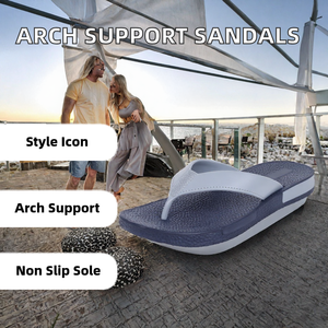Chanclas Clásicas con Soporte de Arco para Hombre y Mujer, Sandalias de Playa Casuales con Suela Suave Antideslizante para Verano y Exteriores, para Parejas - Product Image 2