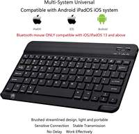 Grosir Pabrik Set Keyboard Mouse Mini BT Ultra-tipis Nirkabel Isi Ulang Silent Scissor Switch Multi-sistem Stok Tersedia