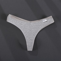 Culotte bikini côtelée taille haute sexy pour femme, 100 % coton, style Lolita, brodée, avec dentelle, boutons et rivets N181