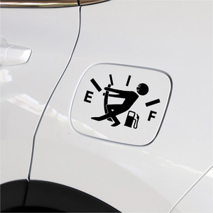 Atacado engraçado carro adesivo puxar combustível tanque ponteiro vinil reflexivo carro adesivo decalque - Product Image 3