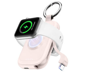 Chargeur portable Batterie Li-Polymère 2500mAh Charge rapide/sans fil Câble USB-C intégré pour montre série 11/10/9/8/7/3/<span class=keywords><strong>2</strong></span>/<span class=keywords><strong>SE</strong></span> - Product Image 6