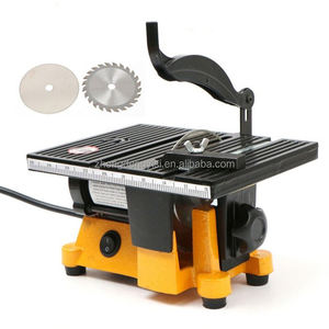 Scie à table miniature multifonction électrique portable 60W pour couper le cuivre, l'aluminium, le bois, idéale pour le bricolage et la découpe de modèles. - Product Image 2