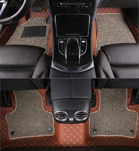 Accessoires de voiture en vente chaude, tapis de voiture sur mesure de luxe 7D, tapis de sol de voiture en cuir de luxe, tapis de voiture 7D sur mesure - Product Image 3