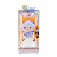 Vente en gros usine : Machine à griffes à thème pêcheurs de dattes rose de haute qualité - Jeu d'arcade à monnayeur pour la capture de peluches, idéal pour les centres commerciaux