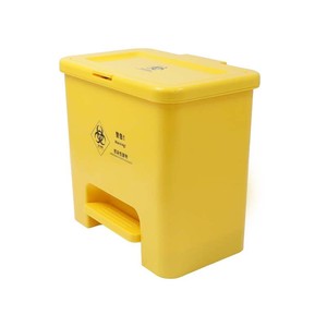 Contenedores de Residuos Médicos Amarillos, Suministros para el Hogar y el Sector Salud, Carros de Tratamiento de Montaje Lateral con Accionamiento a Pedal y Manual - Product Image 1