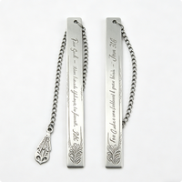 Marcapáginas Metálico Personalizado Holywell, Aleación/Latón/Zinc/Hierro, Chapado en Oro, Imitación Antigua, Grabado, Esmalte Suave, Fundición, Día del Padre