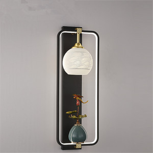 Lámpara de Pared de Estilo Chino para Salón de Té, Creativa y Personalizada, para Decoración de TV, Escaleras y Pasillos - Product Image 5