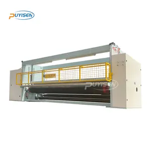 Máquina de corte manual de tecido PYS, mini duplex, calandragem e correia transportadora de carpetes