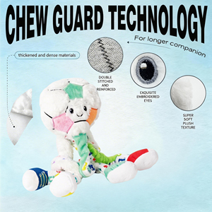 <span class=keywords><strong>FIFA</strong></span> ของเล่นฟุตบอลสัตว์เลี้ยงที่ได้รับใบอนุญาตมาอย่างเป็นทางการมินิ/เมกะฟุตบอลน่ารักกอดปลาหมึกตุ๊กตานุ่มสุนัขของเล่นเคี้ยว - Product Image 4