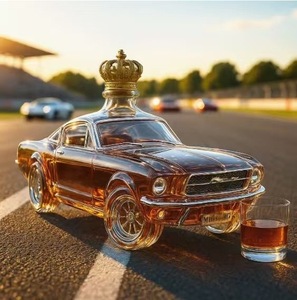 Botella de Whisky con Forma de Coche de Policía 2026, Botella de Vino de Vidrio con Forma de Coche, Nuevo Estilo, Dispensador de Licor, Decantador - Product Image 2