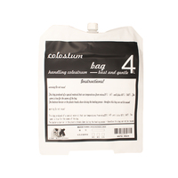 Poche de colostrum pour veau de taille moyenne, sac de stockage de colostrum stérile jetable pour la réserve immunitaire des veaux nouveau-nés en élevage