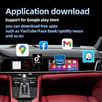 Radio de Coche Android con Pantalla Dual de 24.6 Pulgadas, Navegación GPS, Reproductor Multimedia, Carplay para Porsche Panamera 970 2010-2016