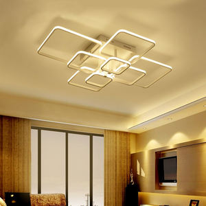 Carré Lumière Stander Mariage Plafond Pendentif Lampes Chine Moderne Led Plafond En Aluminium Plafond Suspendu Lampe Cadre MD85007 - Product Image 5