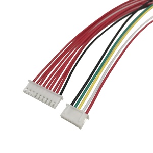 Aangepaste JST XH 2-pins 3-pins 4-pins connectorplug terminals 2,5 mm 28AWG kabels met kabelboom - Product Image 4