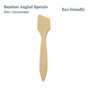 Espátula cosmética Facial de bambú desechable ecológica al por mayor de fábrica para el cuidado de la belleza logotipo privado - Product Image 4