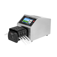 Bomba Peristáltica Pequeña Lead Fluid BT100F, Dispensador de Laboratorio, Fabricante Chino, Bomba Dosificadora OEM con Controlador y Motor Paso a Paso