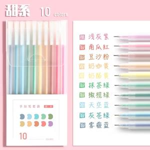 Fineliners güzel noktası kalemler 10 ince ucu işaretleyici parlak çeşitli renkler sanat tedarikçiler boyama çizim detaylandırma - Product Image 6